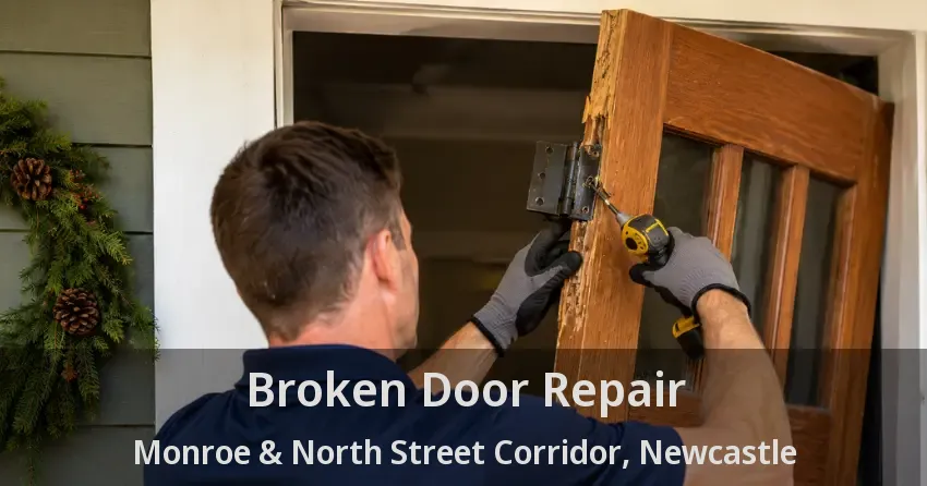 Broken Door Repair Monroe & North Street Corridor, Newcastle - ON