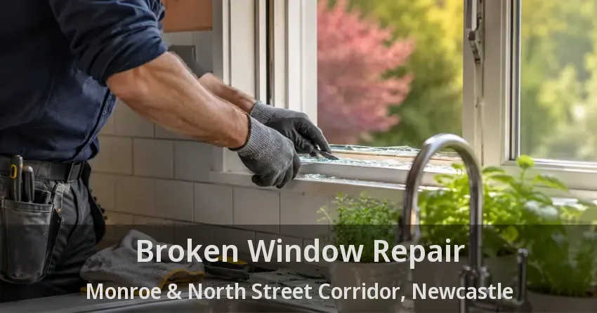 Broken Window Repair Monroe & North Street Corridor, Newcastle - ON