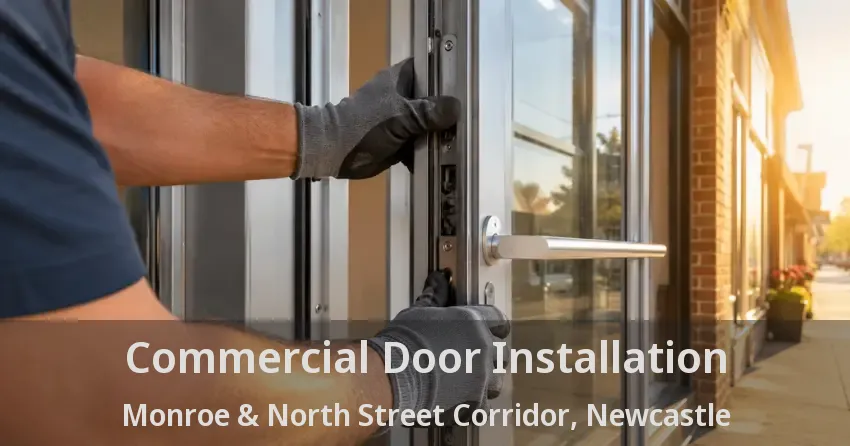 Commercial Door Installation Monroe & North Street Corridor, Newcastle - ON