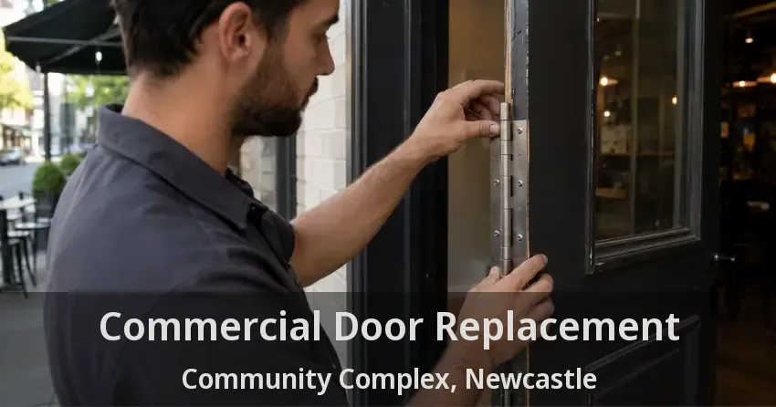 Commercial Door Replacement Community Complex, Newcastle - ON