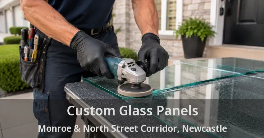 Custom Glass Panels Monroe & North Street Corridor, Newcastle - ON