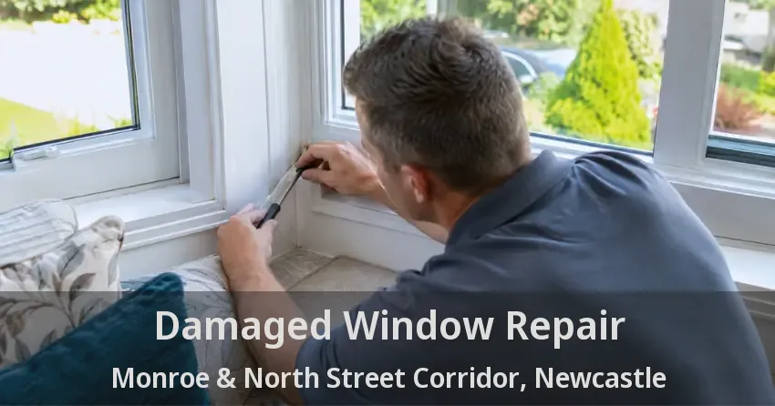 Damaged Window Repair Monroe & North Street Corridor, Newcastle - ON