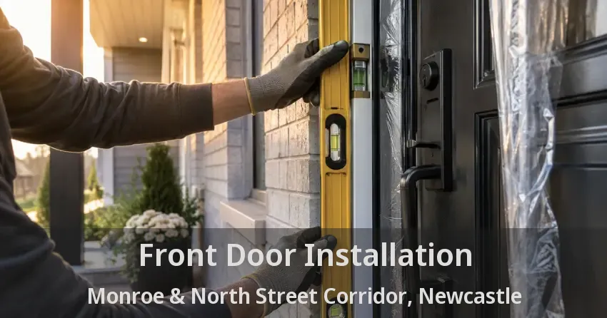 Front Door Installation Monroe & North Street Corridor, Newcastle - ON