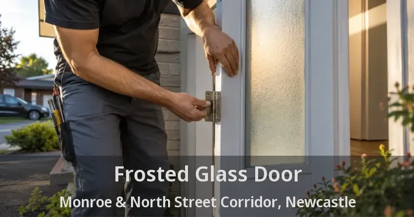 Frosted Glass Door Monroe & North Street Corridor, Newcastle - ON