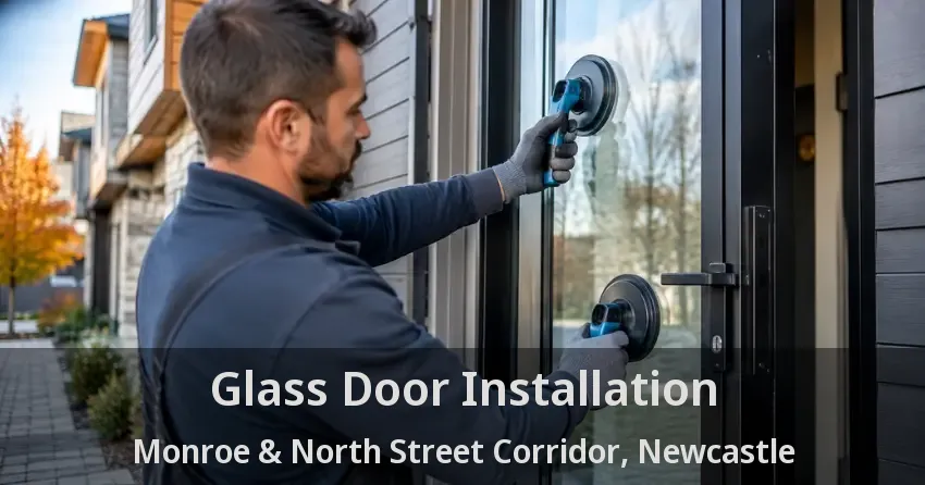 Glass Door Installation Monroe & North Street Corridor, Newcastle - ON