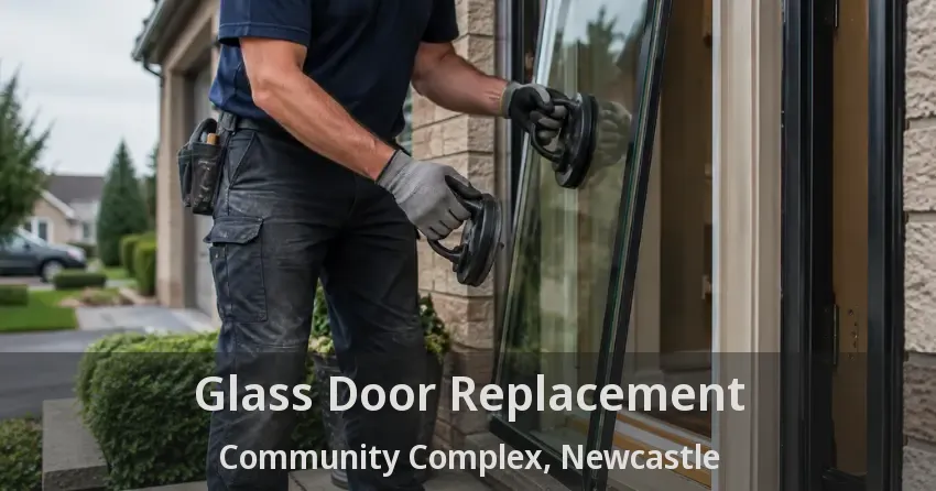 Glass Door Replacement Community Complex, Newcastle - ON