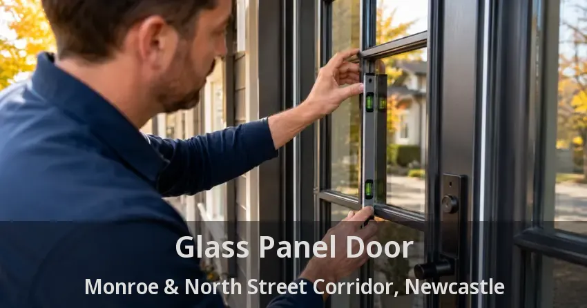 Glass Panel Door Monroe & North Street Corridor, Newcastle - ON