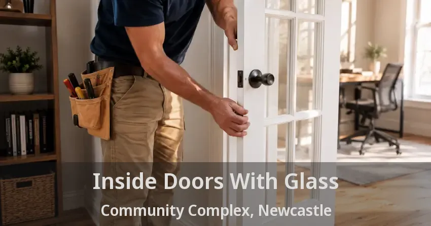Inside Doors With Glass Community Complex, Newcastle - ON