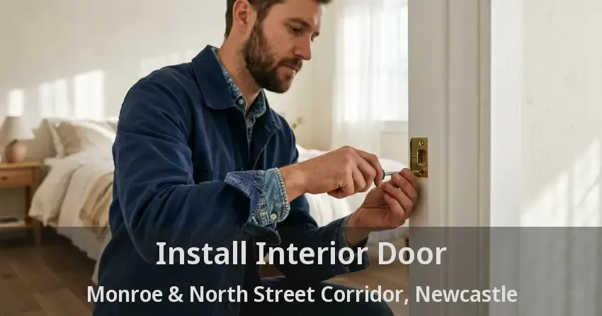 Install Interior Door Monroe & North Street Corridor, Newcastle - ON