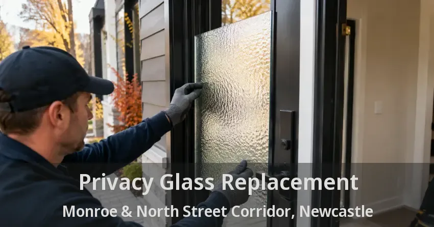 Privacy Glass Replacement Monroe & North Street Corridor, Newcastle - ON