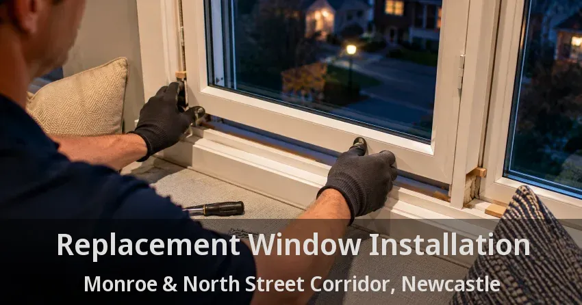 Replacement Window Installation Monroe & North Street Corridor, Newcastle - ON
