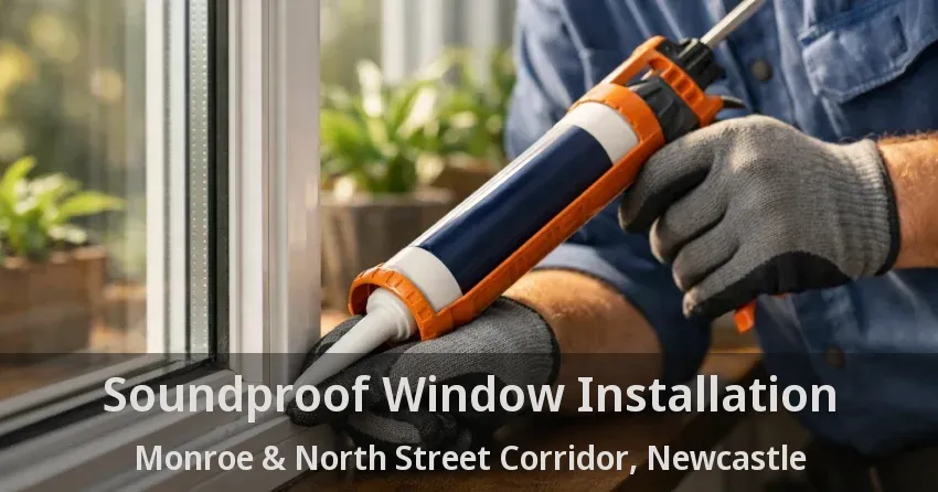 Soundproof Window Installation Monroe & North Street Corridor, Newcastle - ON