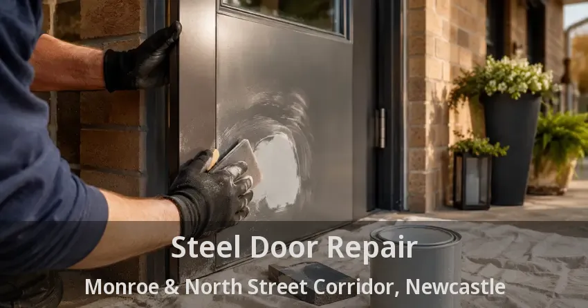 Steel Door Repair Monroe & North Street Corridor, Newcastle - ON