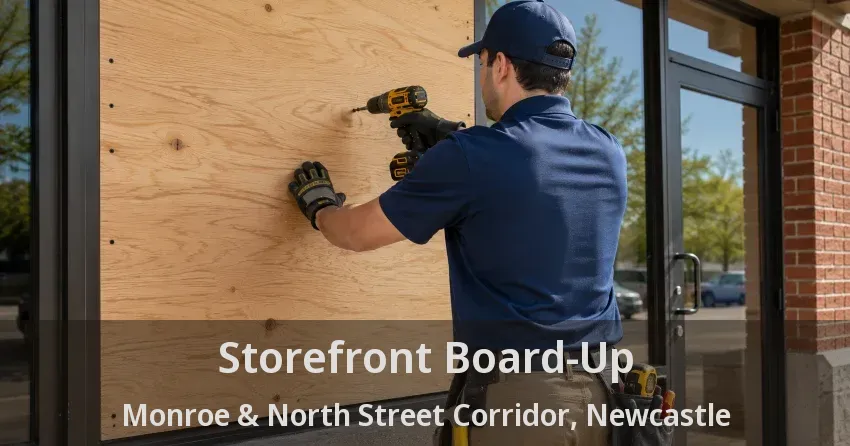 Storefront Board-Up Monroe & North Street Corridor, Newcastle - ON
