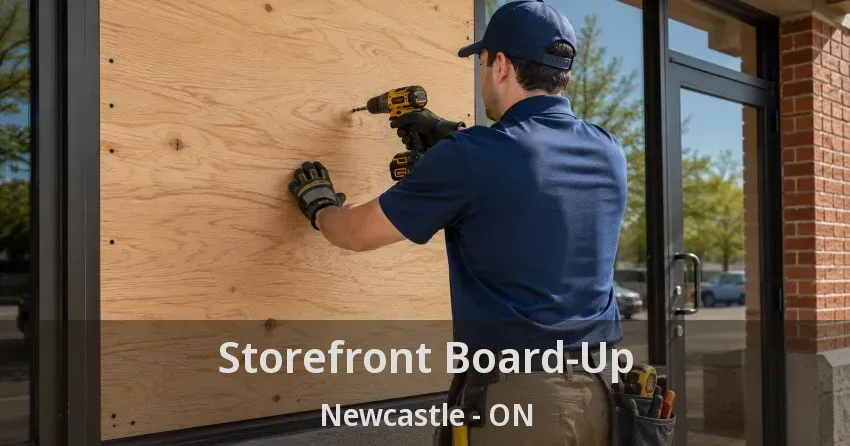 Storefront Board-Up Newcastle - ON