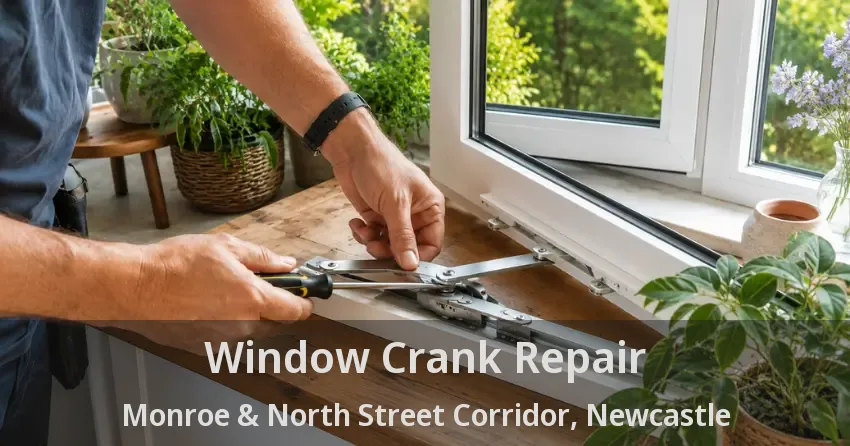 Window Crank Repair Monroe & North Street Corridor, Newcastle - ON