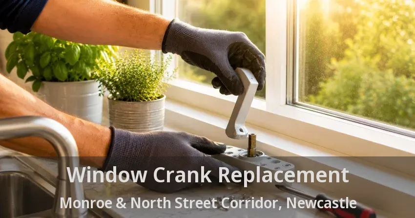 Window Crank Replacement Monroe & North Street Corridor, Newcastle - ON