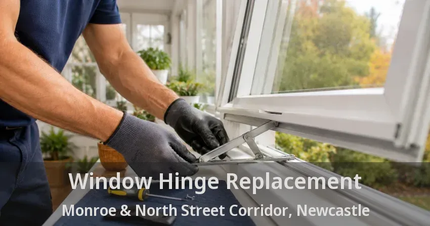 Window Hinge Replacement Monroe & North Street Corridor, Newcastle - ON