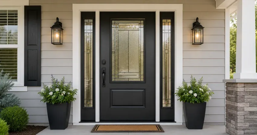 full door replacement installation in Monroe & North Street Corridor, Newcastle