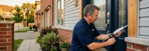 Exterior Door Installation Monroe & North Street Corridor, Newcastle